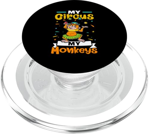 Zirkus: Mein Zirkus - Meine Affen PopSockets PopGrip für MagSafe Zirkus: Mein Zirkus - Meine Affen PopSockets PopGrip für MagSafe von Circus Clown Artist Designs For Kids