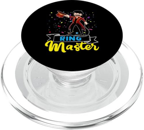 Zirkus: Ring Master PopSockets PopGrip für MagSafe Zirkus: Ring Master PopSockets PopGrip für MagSafe von Circus Clown Artist Designs For Kids