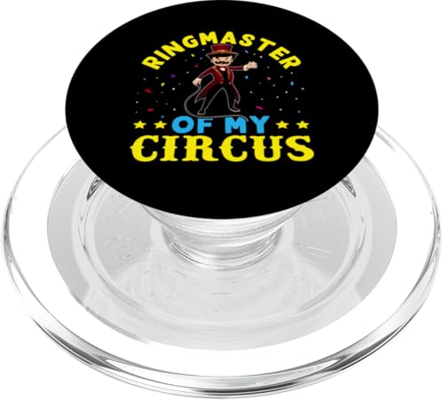 Zirkus: Ringmaster Of My Circus PopSockets PopGrip für MagSafe Zirkus: Ringmaster Of My Circus PopSockets PopGrip für MagSafe von Circus Clown Artist Designs For Kids