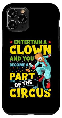 Zirkus: Unterhalten Sie einen Clown und werden Sie ein Teil des Zirkus Hülle für iPhone 11 Pro Zirkus: Unterhalten Sie einen Clown und werden Sie ein Teil des Zirkus Hülle für iPhone 11 Pro von Circus Clown Artist Designs For Kids
