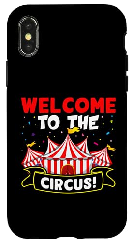 Zirkus: Willkommen im Zirkus! Hülle für iPhone X/XS Zirkus: Willkommen im Zirkus! Hülle für iPhone X/XS von Circus Clown Artist Designs For Kids