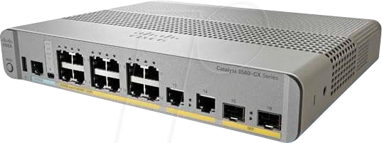 CISCO 356CX8TCS - Switch, 12-Port, Gigabit Ethernet, SFP von Cisco