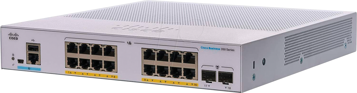 CISCO C35016FP2G - Switch, 18-Port, Gigabit Ethernet, SFP, PoE+ von Cisco