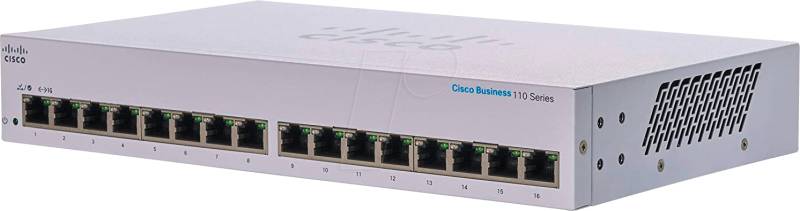 CISCO CBS110-16T - Switch, 16-Port, Gigabit Ethernet von Cisco