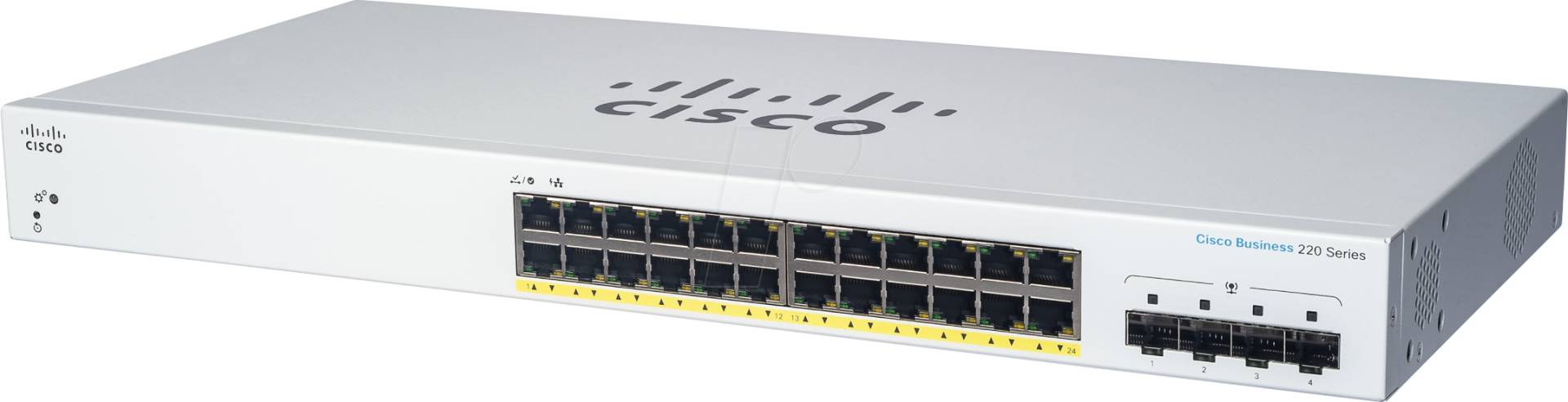 CISCO CBS2224T4G - Switch, 28-Port, Gigabit Ethernet, SFP von Cisco