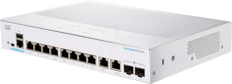 CISCO CBS2508TE2 - Switch, 10-Port, Gigabit Ethernet, RJ45/SFP von Cisco