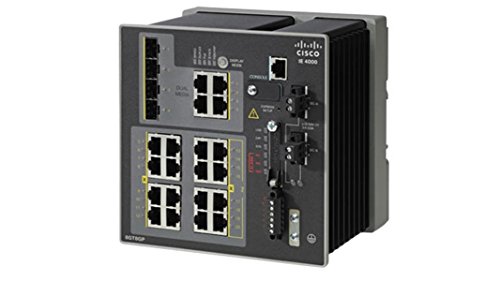 CISCO IE 4000 4 x SFP 1G with 8 x 1G PoE. 4 x 1G Combo. LAN Base von Cisco