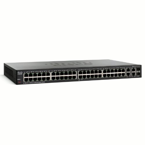 CISCO Small Business SRW248G4-K9-EU - SF 300-48 - 48-port 10/100 Managed Switch with Gigabit Uplinks von Cisco