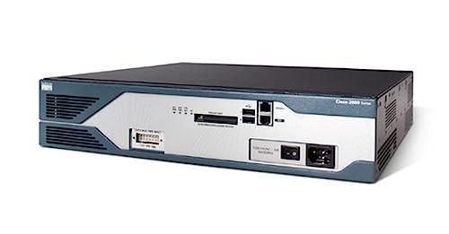 Cisco 2821 - Kabelrouter (10,100,1000 Mbit/s, 128-bit AES,192-bit AES,256-bit AES,3DES,des, Cisco IOS, Blau, Edelstahl, 2U, 64 MB) von Cisco Systems