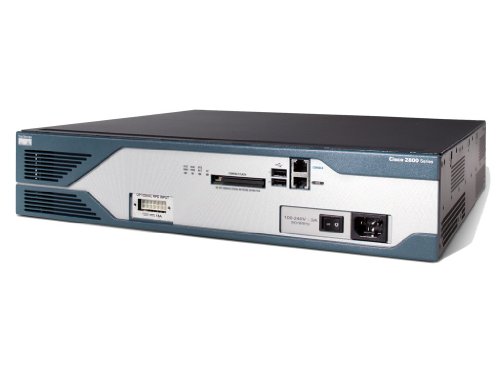 Cisco 2851 - Kabelrouter (Gigabit Ethernet, 10/100/1000Base-T(X), 10,100,1000 Mbit/s, 128-bit AES,192-bit AES,256-bit AES,3DES,DES, Cisco IOS, 64 MB) von Cisco