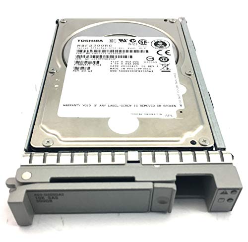 Cisco A03-D300GA2 Festplatte (300 GB, Hot-Swap, 2,5 SFF, SAS-2, 10.000 U/min, für UCS C200 M2, C210 M2, C250 M2, C460 M2) von Cisco