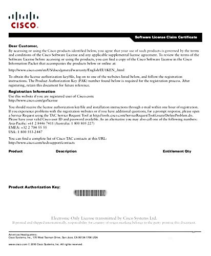 Cisco ASA 5500 UC Proxy 24 Session License von Cisco