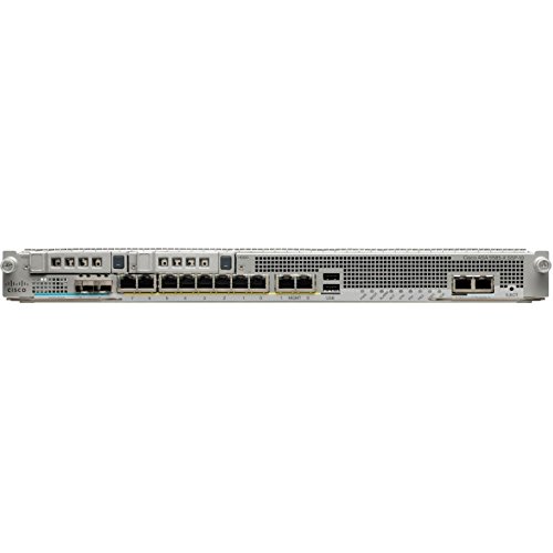 Cisco ASA 5585-X Sec. Plus Firewall Edi. SSP-10 bundle (8Gb Ethernet, 2x 10GE SFP+, 2GE management, 5000 IPsec VPN, 2 Premium VPN) von Cisco