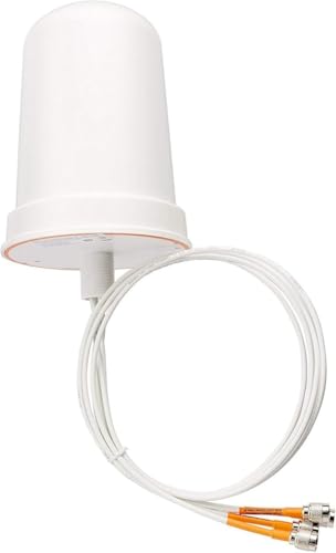 Cisco Aironet Wi-Fi-Antenne, Dual-Band, omnidirektional, 4 dBi (2,4 GHz)/4 dBi (5 GHz), 4 Ports, Wand-/Mastmontage, 1 Jahr eingeschränkte Hardwaregarantie (AIR-ANT2544V4M-RS=) von Cisco