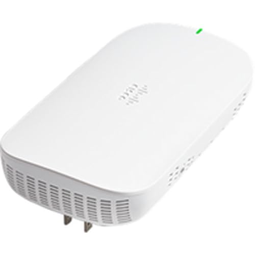 Cisco Business 151AXM Wi-Fi 6 2x2 Mesh-Extender – Wandsteckdose, 3 Jahre Hardwareschutz (CBW151AXM-B-NA) | Erfordert Cisco Business 150AX Access Points von Cisco