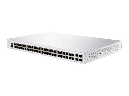 Cisco Business CBS250-48T-4X Smart Switch | 48 GE-Ports | 4 x 10G-SFP+ | Begrenzter Lebenszeitschutz (CBS250-48T-4X) von Cisco