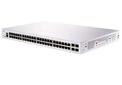 Cisco Business CBS250-48T-4X Smart Switch | 48 GE-Ports | 4 x 10G-SFP+ | Begrenzter Lebenszeitschutz (CBS250-48T-4X) von Cisco