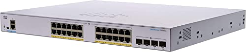 Cisco Business CBS350-24FP-4X Managed Switch | 24 GE-Ports | Full PoE | 4 x 10G-SFP+ | Begrenzter Lebenszeitschutz (CBS350-24FP-4X) von Cisco