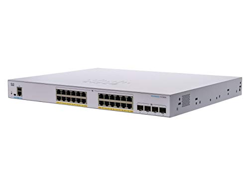 Cisco Business CBS350-24FP-4X Managed Switch | 24 GE-Ports | Full PoE | 4 x 10G-SFP+ | Begrenzter Lebenszeitschutz (CBS350-24FP-4X) von Cisco