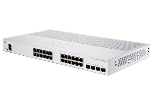 Cisco Business CBS350-24T-4G Managed Switch | 24 GE-Ports | 4 x 1G-SFP | Begrenzter Lebenszeitschutz (CBS350-24T-4G) von Cisco