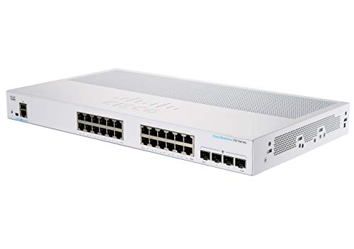 Cisco Business CBS350-24T Managed Switch | 24 GE-Ports | 4 x 10G-SFP+ | Begrenzter Lebenszeitschutz (CBS350-24T-4X) von Cisco