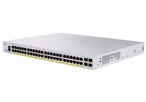 Cisco Business CBS350-48FP-4G Managed Switch | 48 GE-Ports | Full PoE | 4 x 1G-SFP | Begrenzter Lebenszeitschutz (CBS350-48FP-4G) von Cisco