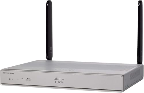 Cisco C1111-8PLTEEA Integrated Services Router 1100 mit 8 Gigabit Ethernet (GbE)-Dual-Ports, GE SFP Router mit LTE Advanced (CAT6), SMS/GPS, 1 Jahr eingeschränkte Hardwaregarantie (C1111-8PLTEEA) von Cisco