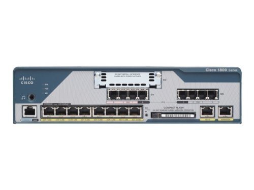 Cisco C1861E-SRST-F/K9 Unified Communication Manager (HWIC-Slot, 8x PoE) von Cisco