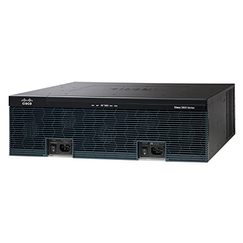 Cisco C3925 Voice Security und Cube Bundle-Router (PVDM3-64, 4-polig, 3x RJ45, mini-USB) von Cisco