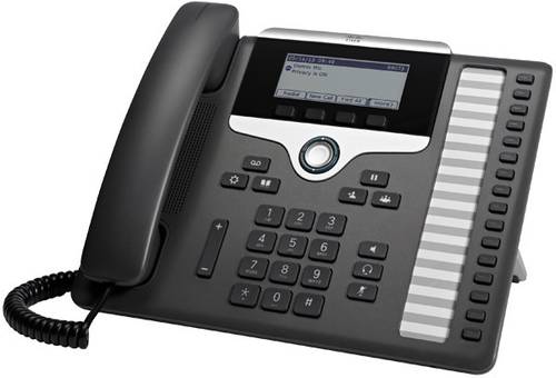 Cisco CP-7861-3PCC-K9= Systemtelefon,VoIP LC-Display Anthrazit von Cisco