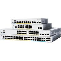 Cisco Catalyst 1300-48P-4X 52-Port Switch, PoE+ (375W) Stackable Rack 1HE von Cisco
