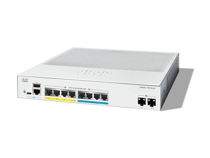 Cisco Catalyst 1300-8MGP-2X Switch L3 managed 8x 10GbE + 2x 10GbE SFP+ von Cisco