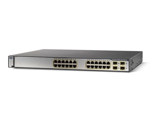 Cisco Catalyst 3750 10/100/1000T Switch (24 Anschlüsse) von Cisco