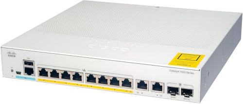 Cisco Catalyst C1000-8T-E-2G-L network switch Managed L2 Gigabit Ethernet (10/100/1000) Grey von Cisco