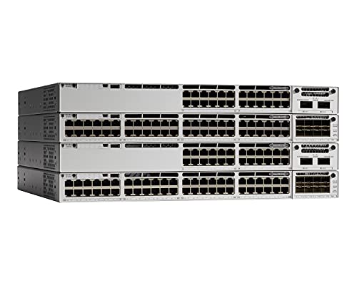 Cisco Catalyst C9300-48P-E gemanaged L2/L3 Gigabit Ethernet (10/100/1000) Energie Über Ethernet (PoE) Unterstützung Grau Netzwerk-Switch, C9300-48P-E von Cisco