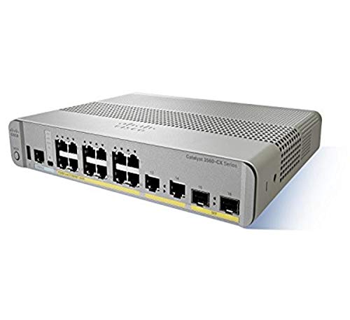 Cisco Catalyst WS-C3560CX-12TC-S gemanaged L3 Gigabit Ethernet (10/100/1000) Grau - Weiß Netzwerk-Switch, WS-C3560CX-12TC-S von Cisco