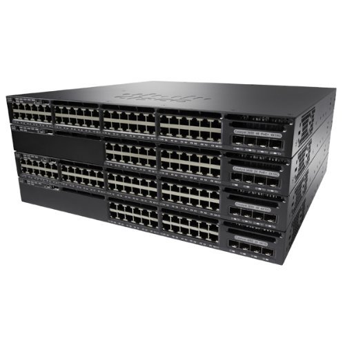 Cisco Catalyst WS-C3650-48PS-S Netzwerk-Switch Managed L3 Gigabit Ethernet (10/100/1000) Schwarz 1U Power Over Ethernet (PoE) (Überholt) von Cisco