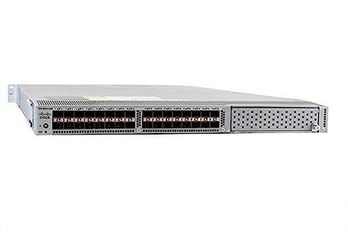 Cisco Chassis includes 32 fixed ports, Front-to-Back Airflow, 2 750W AC Power Supplies, Fan Trays, 1 Expansion Slot von Cisco