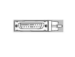 Cisco DB25 to RJ45 Modem Adaptor von Cisco