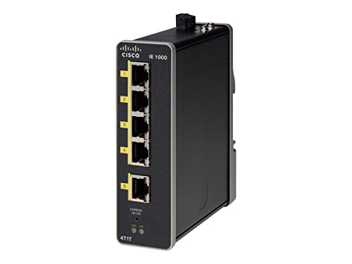 Cisco IE-1000-4T1T-LM Fast Ethernet (10/100) Managed Network Switch - Netzwerk-Switch (Managed Network Switch, Fast Ethernet (10/100), Vollduplex) von Cisco