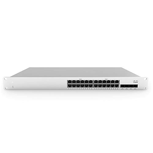 Cisco Meraki Cloud Managed MS210-24 – Switch – gemanaged – 24 x 10/100/1000 + 4 x Gigabit-SFP (montierbare Verbindung) – Desktop-Computer, Rack-Montage von Cisco