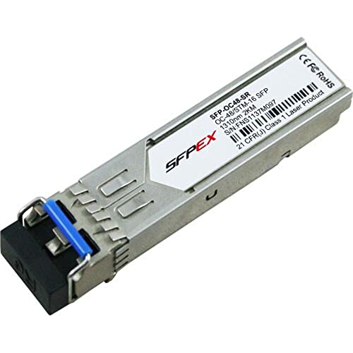 Cisco OC-48c/STM-16 Pluggable Short-Reach (2 km) Transceiver Module Konverter 1310nm - Netzwerkkonverter (OC-48c/STM-16c, verkabelt, 2000m, 1310nm, SFP, LC) von Cisco