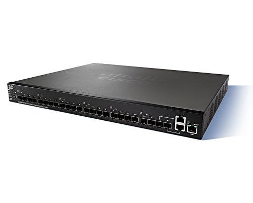 Cisco SG550XG-24F Stackable Managed Switch, 24x 10Gigabitsfp+, 2x 10Gigabit 10Gbase-T (Combo with SFP+), 1x Gigabit Management von Cisco