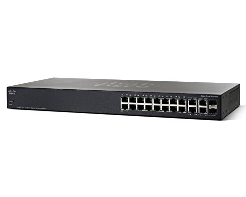 Cisco SRW2016-K9-EU 20-port Gigabit Managed Switch von Cisco