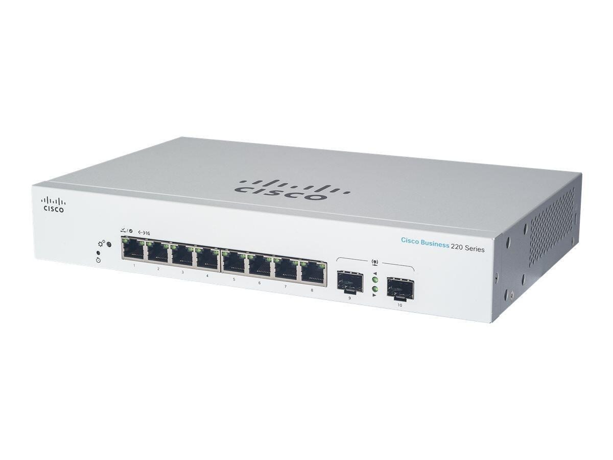 Cisco Switch Business 220-Series 10-Port 1GbE 130W PoE smart managed Cisco Switch Business 220-Series 10-Port 1GbE 130W PoE smart managed von Cisco