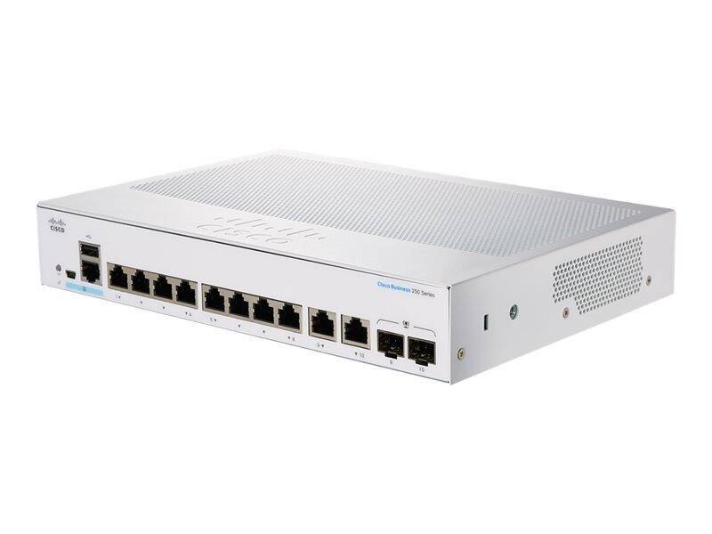 Cisco Switch Business 250-Series 10-Port 1GbE smart managed von Cisco