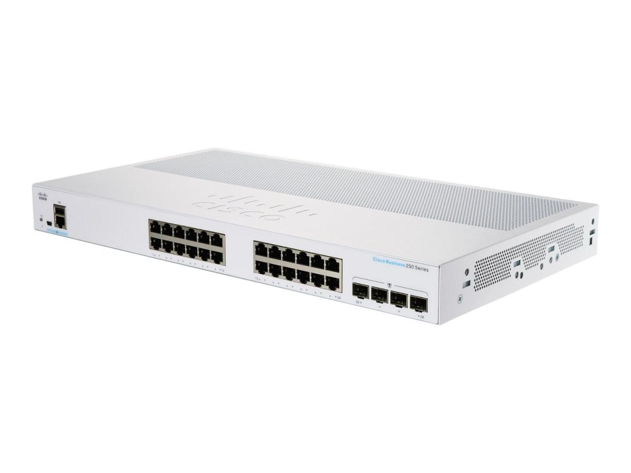 Cisco Switch Business 250-Series 28-Port 1GbE 100W PoE smart managed von Cisco