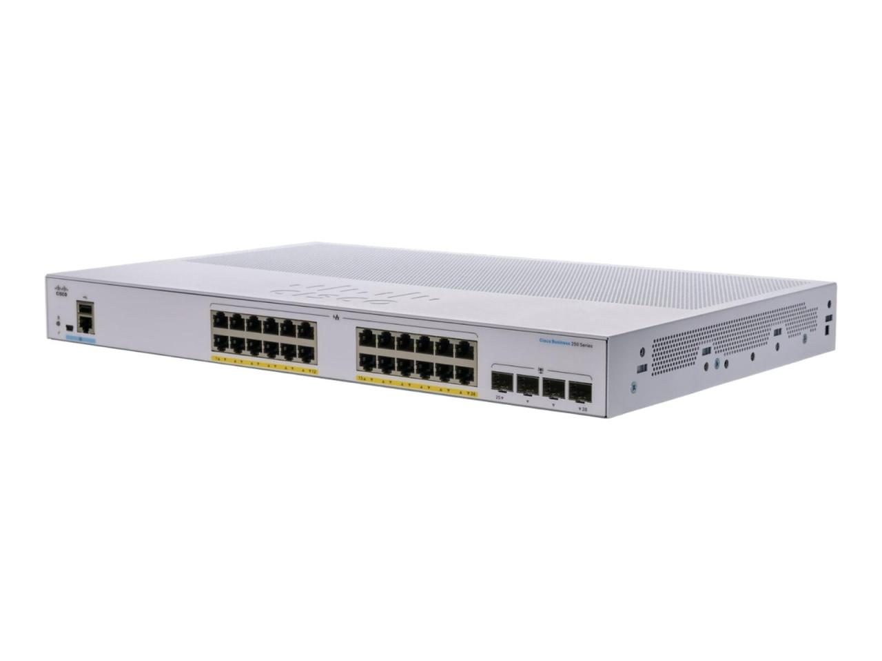 Cisco Switch Business 250-Series 28-Port 1GbE 195W PoE smart managed Cisco Switch Business 250-Series 28-Port 1GbE 195W PoE smart managed von Cisco