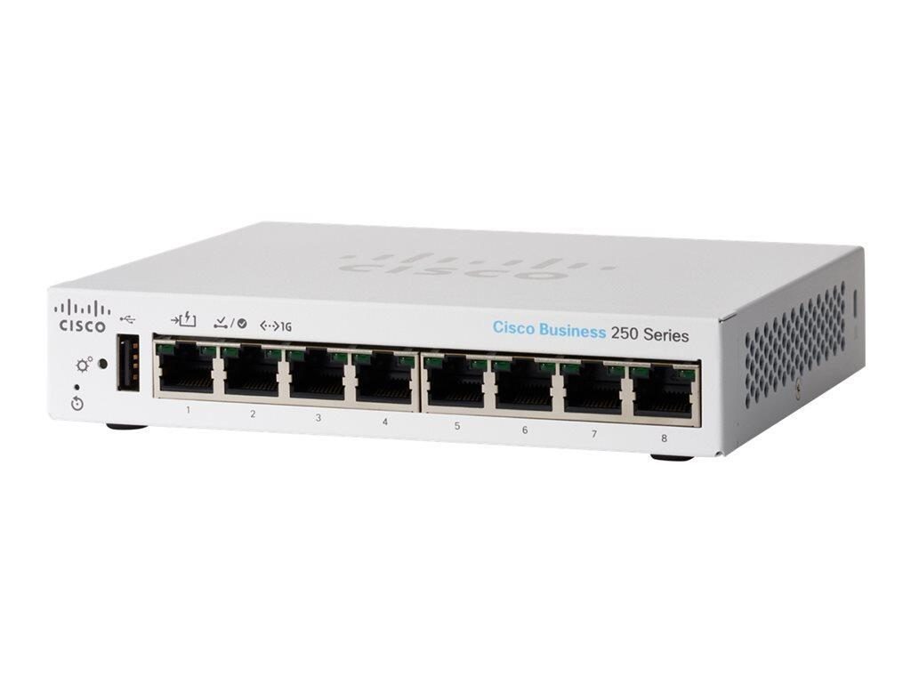 Cisco Switch Business 250-Series 8-Port 1GbE smart managed Cisco Switch Business 250-Series 8-Port 1GbE smart managed von Cisco