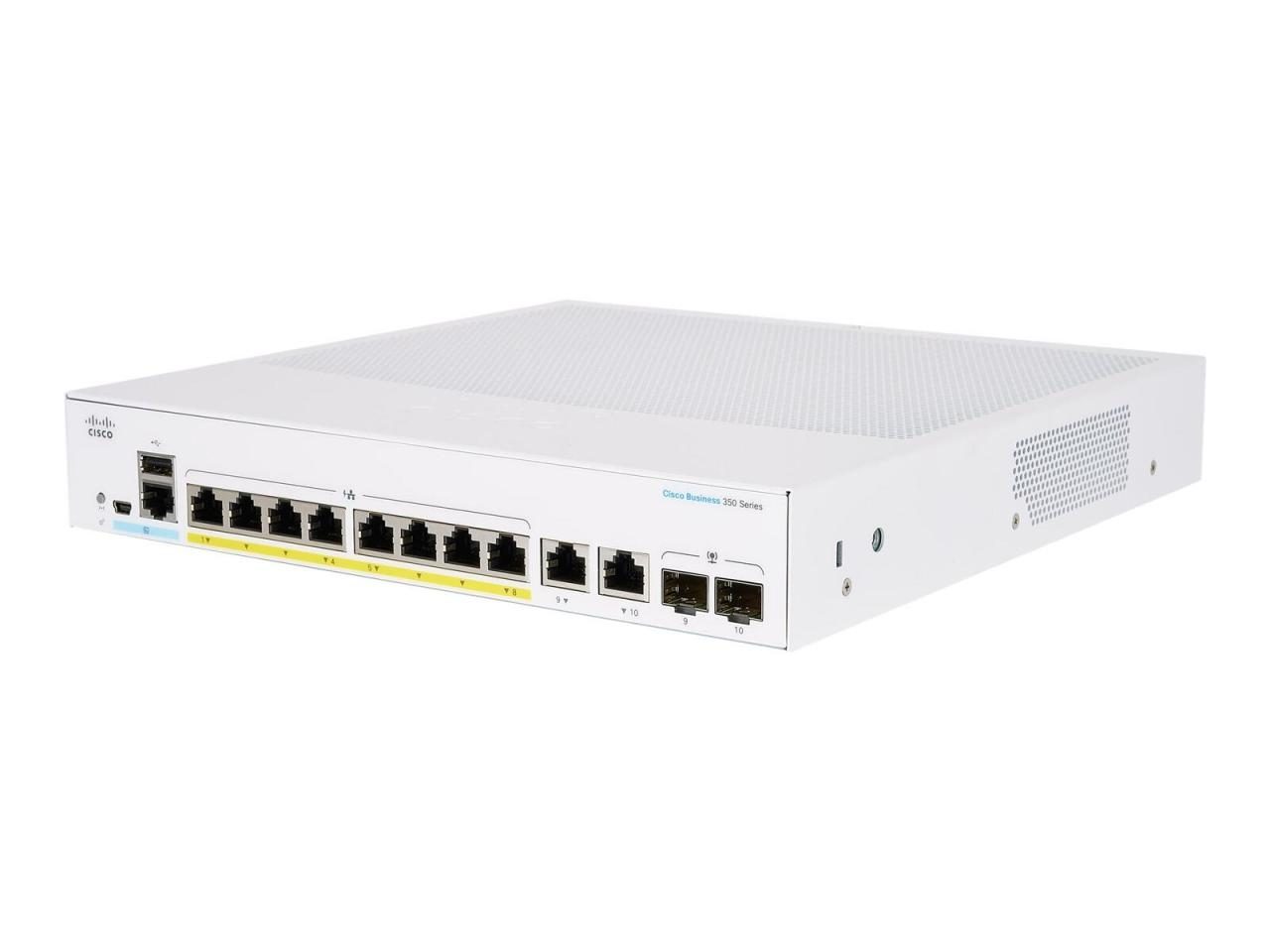 Cisco Switch Business 350-Series 10-Port 1GbE 120W PoE managed von Cisco